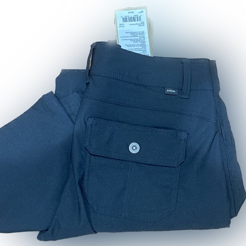 Prana. Comfortable black pants. Straight fit 10 regular.